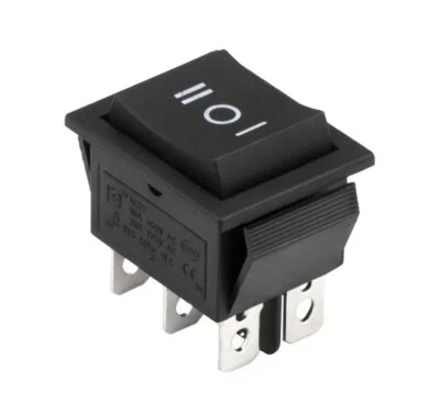 LEVSEB Rocker Switch On-Off-On, 2-Pin (6pin) Alternator 16A 250~