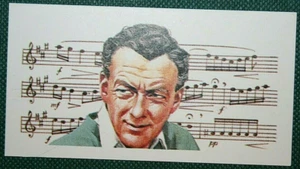 BENJAMIN BRITTEN  Composer  Vintage 1960's Tribute Card  KE04M - Picture 1 of 1