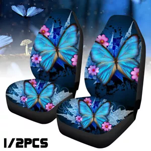 1/2pcs Universal Car Seat Covers Truck SUV Protectors Polyester Women - Picture 1 of 5
