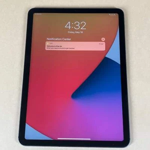 Unlocked Apple iPad Air 4th Gen 64GB 14.1 SPACE GRAY MYH82LL/A - Afbeelding 1 van 5