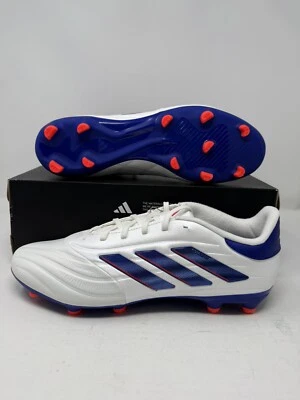 Adidas Copa Pure 2 League FG White Blue Soccer Cleats IG6408 Men's Sizes