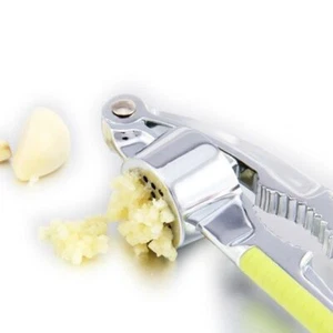 Garlic Press Crusher Squeezer Masher Mincer Stainless Steel Manual Kitchen Tool - Picture 1 of 6