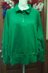 Sudadera Verde Sin Marca Talla XXL Manga Larga Cepillada Suave Interior Cálida Ugxxl - Imagen 1 de 5