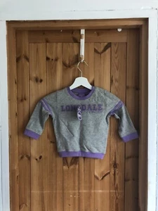 Baby Toddler Lonsdale Grey & Lilac Crew Sweatshirt 12-18 months BNWT RRP £14.99 - Picture 1 of 4