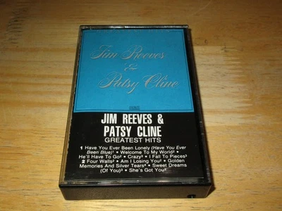 Jim Reeves & Patsy Cline: Greatest Hits (Cassette, 1981, RCA) No Tape Scale - Image 1 of 4