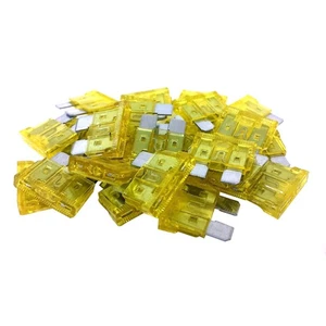 25pcs 20A 20 AMP Auto Car Caravan Truck SUV Boat ATC (Yellow) Car - Picture 1 of 1