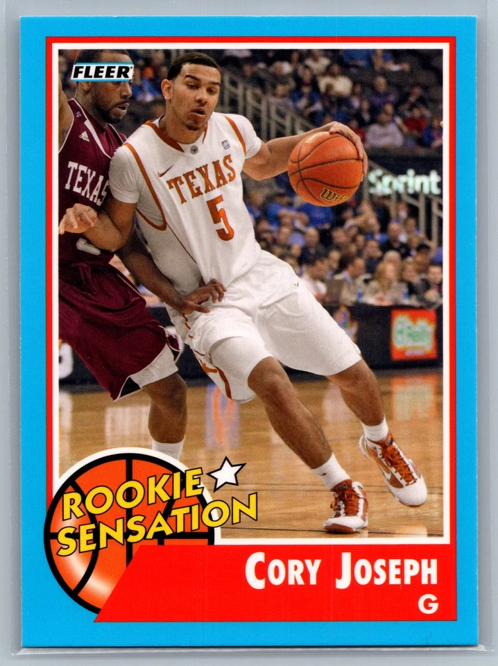 2011-12 Fleer Retro #69 Cory Joseph Texas Longhorns RC Rookie - Image 1 of 2