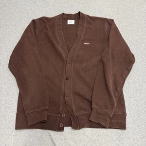 Cárdigan para hombre Noah NY marrón talla L 100 % algodón ropa de calle - Imagen 1 de 7