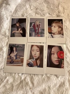 NMIXX 1ST album BLUE VALENTINE  makestar FAN SIGN EVENT polaroid B VER PHOTOCARD - Picture 1 of 7