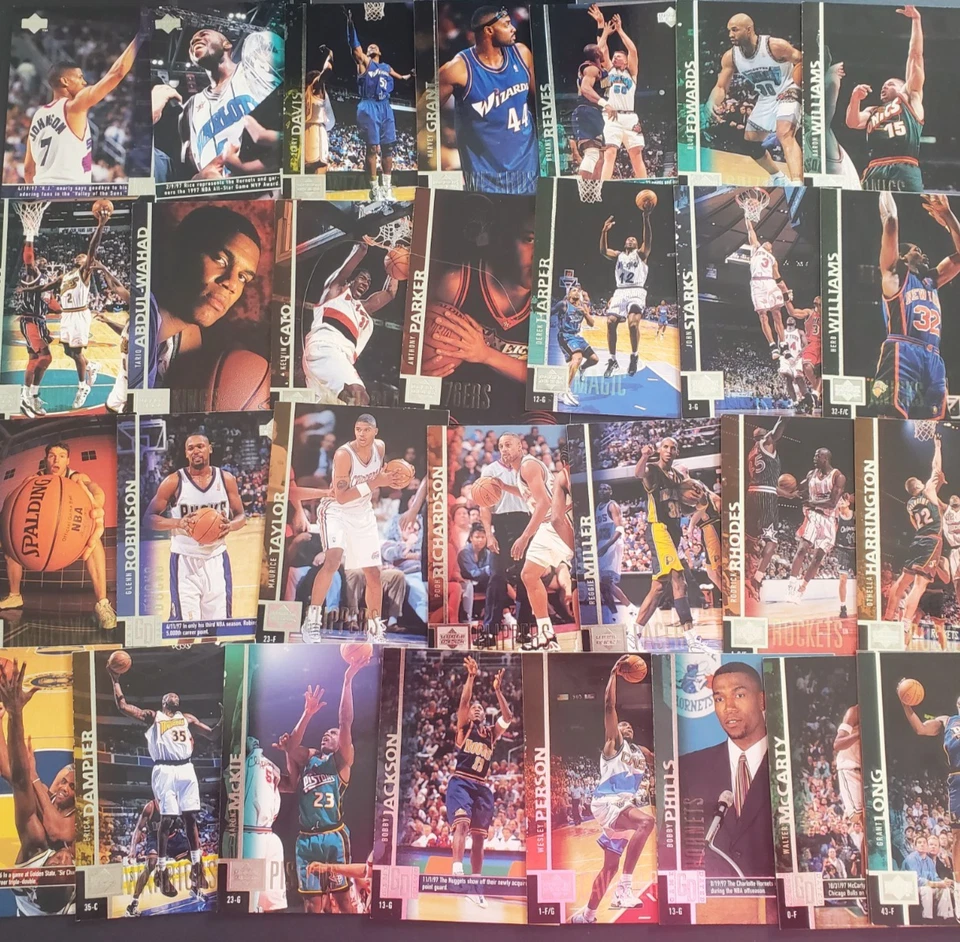1997-98 UPPER DECK BASKETBALL YOU PICK SEE SCANS OF EVERY CARD STARS NEW LISTING - Image 1 of 1