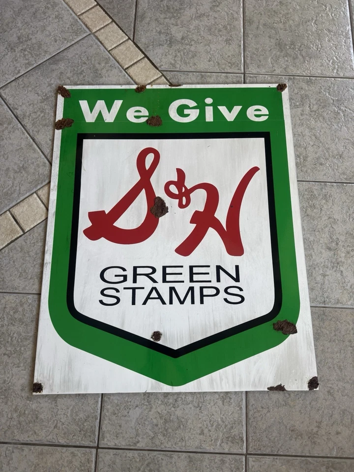 Старинный стиль сарая найти вид S & H зеленый марки продуктовый магазин знак - Изображение 1 из 3