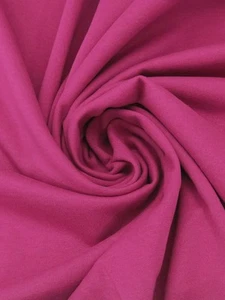 French Terry  Fabric Knit Pink Magenta Pink  Apparel By the Yard   - Picture 1 of 1