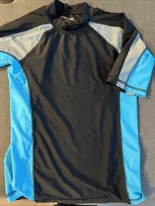 Cherokee Boys T-shirt Short Sleeve Rash Guard Swim Shirt top XL 16 - Picture 1 of 4