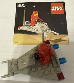 Lego Classic Space 885 Space Scooter 100% Complete Vintage Inc Instructions