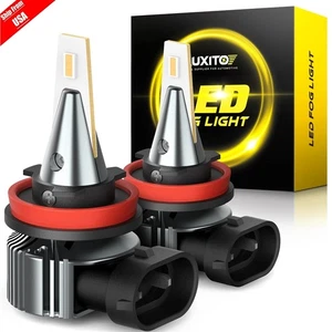 Bombillas antiniebla LED H11 3000K oro amarillo súper brillante luz DRL alta potencia I9 - Imagen 1 de 13
