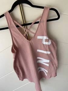 Pink By Victorias Secret Gym Top - X Small - Picture 1 of 2