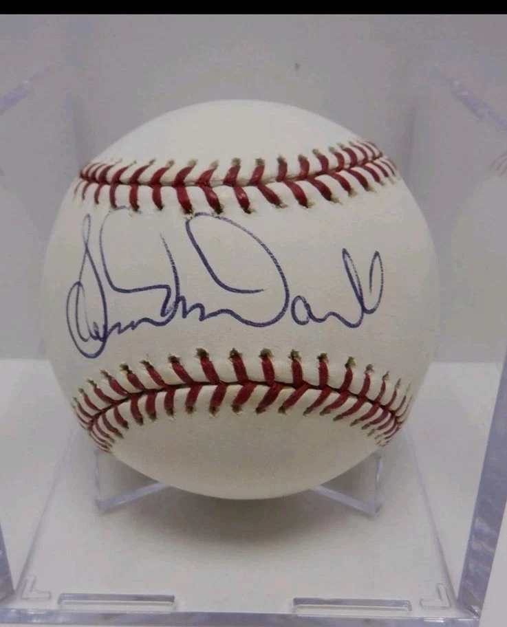 SAM MCDOWELL SIGNED AUTO RAWLINGS OFFICIAL MAJORl LEAGUE BASEBALL INDIANS  - Image 1 of 1