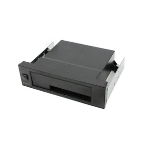 Internal Single Bay Tray-Less Mobile Rack Enclosure for 2.5" 3.5" SATA HDD SSD - Picture 1 of 8