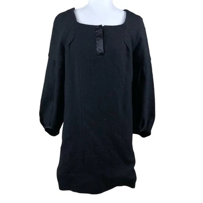 Vestido VANESSA BRUNO Athe Negro Lana Midi Talla 38 Clásico Cambio EE. UU. 4/6 Foto 1 de 4