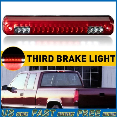 Luz de freno LED 3RD apta para Chevy C/K1500 GMC Silverado Sierra 16522433 EV 1988-1998 Foto 1 de 4