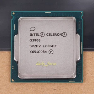 Intel Celeron Dual-Core G3900 SR2HV 2.8 GHz BX80662G3900 CPU Processor 8 GT/s - Picture 1 of 1
