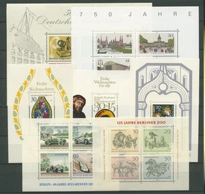Berlin 1969/87 alle Blockausgaben 2/8 postfrisch (G4200) - Bild 1 von 1