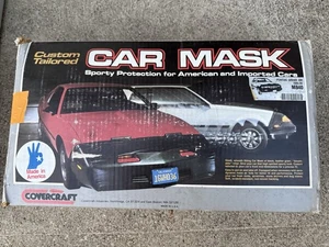 Vintage Covercraft 1985-86 Pontiac Grand Am Car Mask NOS Front End Cover M840 - Picture 1 of 7