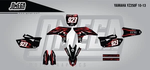 METALLIC RED Decal Graphic Sticker Kit for Yamaha YZ250F 2010 - 2013 - Picture 1 of 1