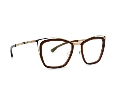 NUEVO IC! BERLÍN LOUISA ORO ROSA CAOBA AUTÉNTICO MARCO DE GAFAS RX 47-19 Foto 1 de 4