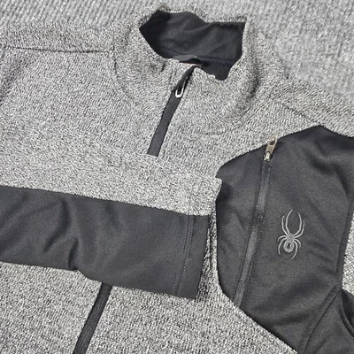 Spyder Raider Jacket Men Large Full Zip Fleece Performance Outdoors SPFDD233-065 - Image 1 of 4