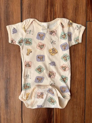 Vintage RARE Cherished Teddies One Piece Bodysuit Unisex Baby Sz L NEW! - Image 1 of 2