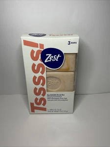 Zest Tsssss! BarSAUNA Body Bar (5 Ounce, 3 Bars) Exfoliation Soap New Sealed - Picture 1 of 6