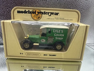 💥 Matchbox Models Of Yesteryear - Y5 1927 Talbot - Lyle's Golden Syrup - Boxed - Image 1 of 4