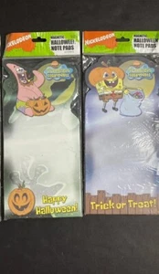 VINTAGE NIP SpongeBob Squarepants Patrick Star Halloween Macnetic Note Pad lot/2 - Picture 1 of 6