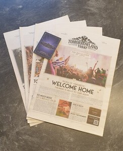 Tomorrowland 2022   4 X Today Zeitung  WE 3  + Floorplan & Timetable 