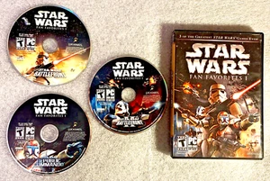 Vintage Star Wars Fan Favorites I Game (PC, 2010) 3 Discs - Picture 1 of 10