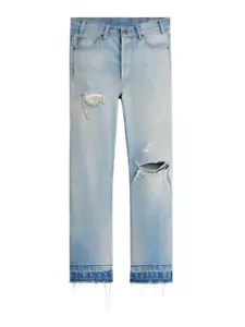 CELINE Wesley $1350 Eastside Distressed Denim Jeans New & Authentic - Picture 1 of 2