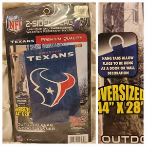 Houston Texans Vertical NFL House Flag Licensed Football Banner 28" x 44" - Picture 1 of 4