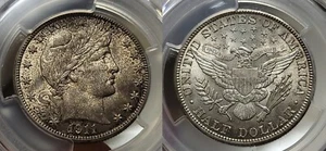 1911 P Barber Half Dollar 50c PCGS MS 65 - Picture 1 of 9