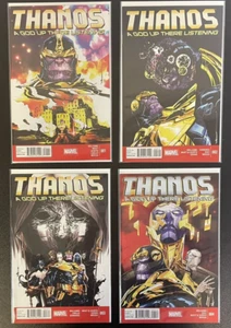 Thanos A God Up There Listening 1-4 Marvel Comics Comic Book Lot - Picture 1 of 1