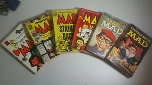 Set 6 Vintage Mad Magazine 1950-1960er Jahre Original Taschenbuch Bücher Toller Zustand - Bild 1 von 2
