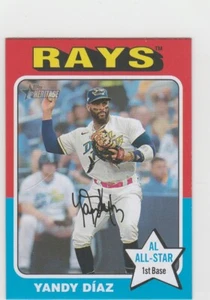 2024 Topps Heritage MINI Yandy Díaz SP #175 Rays - Imagen 1 de 1