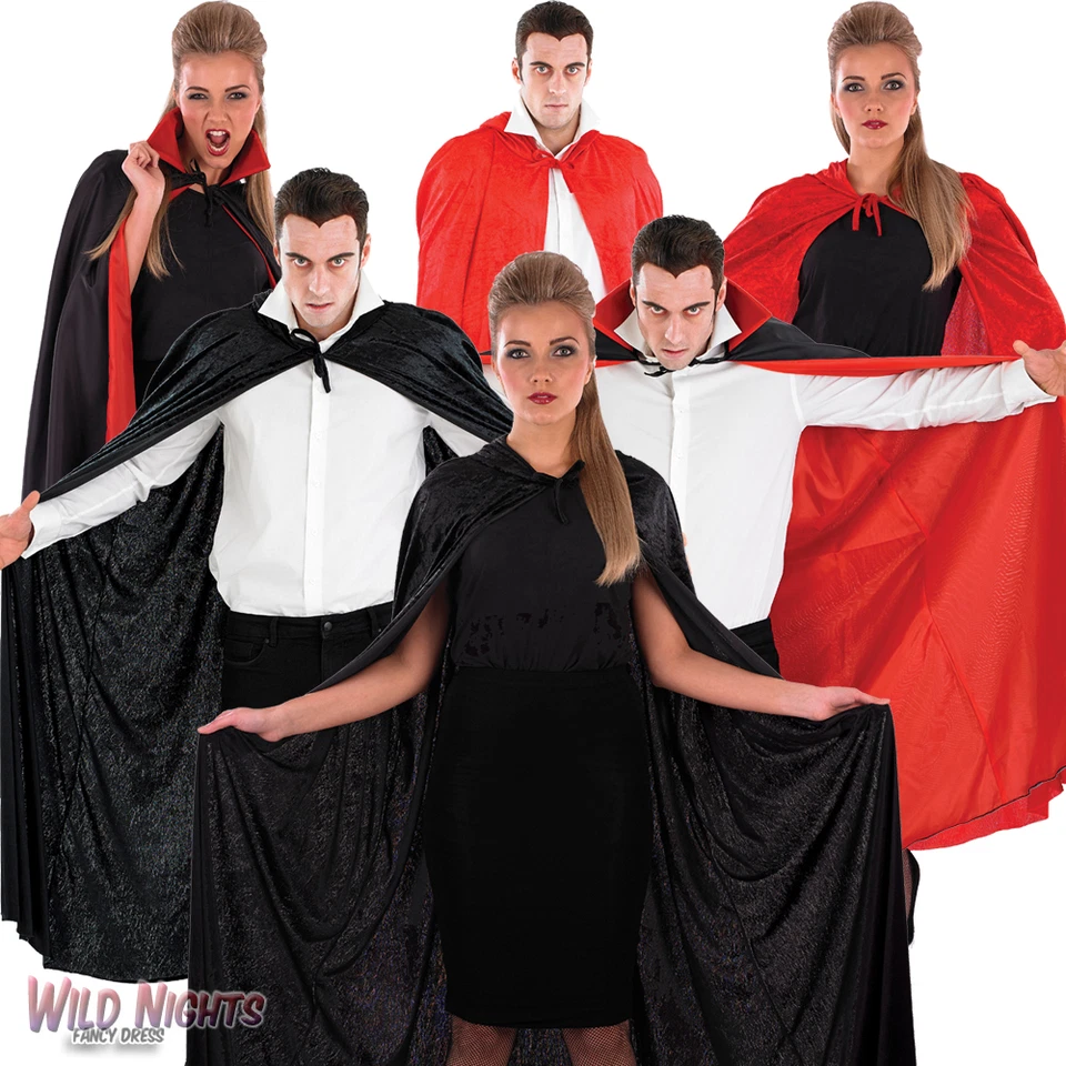 Halloween Unisex Vampiro Capa Vestido Elegante Accesorio Foto 1 de 1