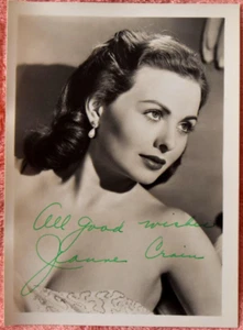 Jeanna Crain Original Hand Signed Photo 5"X7" - Picture 1 of 3