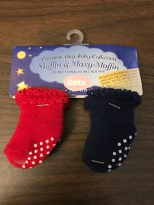 Gotz / Goetz / Götz doll Set Of 2 Doll Socks 33-42 cm  For Dolls 8-14 Inches New - Picture 1 of 7