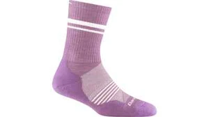 DARN TOUGH 1114 Violet Women's Element Micro Crew Lightweight Running Sock RUN - Picture 1 of 3