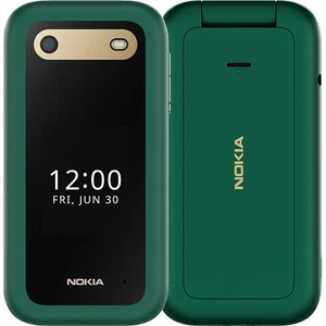 Nokia 2660 Flip 4G Lush Green 128MB + 48MB Dual-SIM Unlocked GSM NEW - Afbeelding 1 van 4