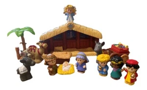 Fisher-Price Little People Nativity Playset with Figures 16 Pieces - Picture 1 of 12