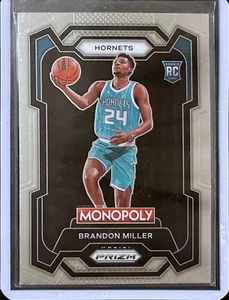 Brandon Miller - Rookie - 2023-24 Panini Prizm Monopoly #15 - Bild 1 von 1