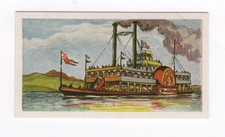 Tea Transport Trade Card 1961. Mississippi Paddle Steamer c1850